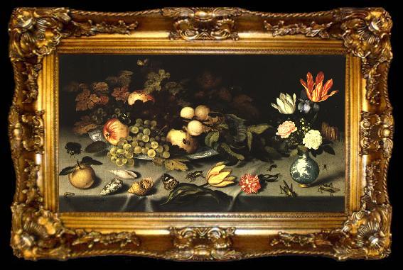 framed  AST, Balthasar van der Flowers and Fruit  fg, ta009-2